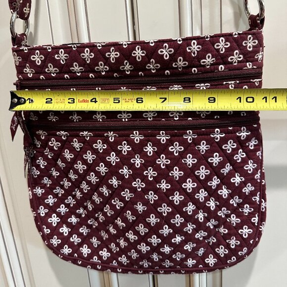 Vera Bradley Triple Zip Hipster Mini Concerto crossbody bag - NWOT - Picture 10 of 11